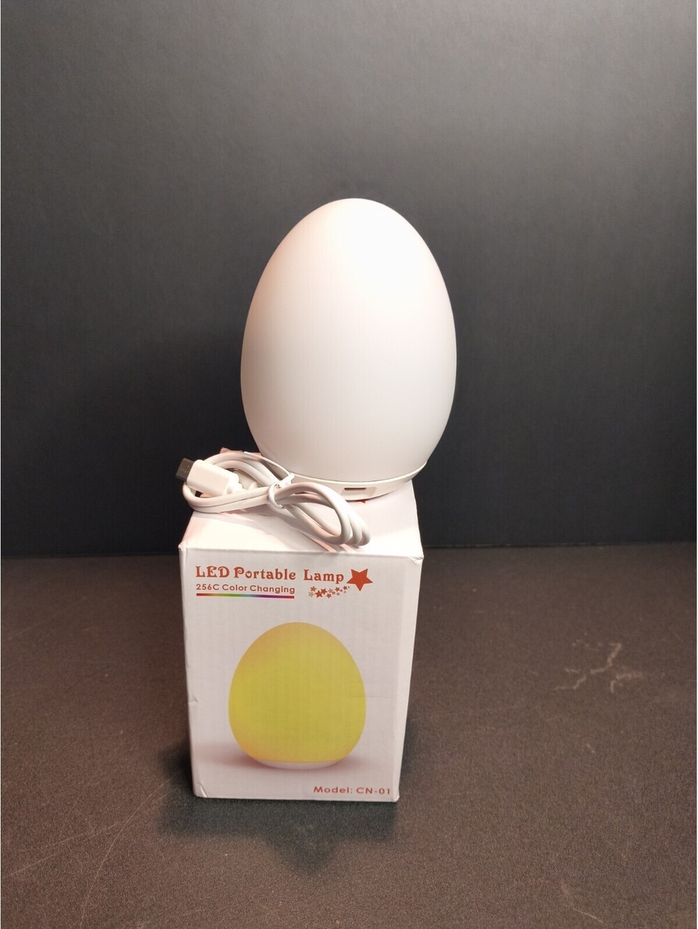 Led Portable Egg Lamp 256c Color Change